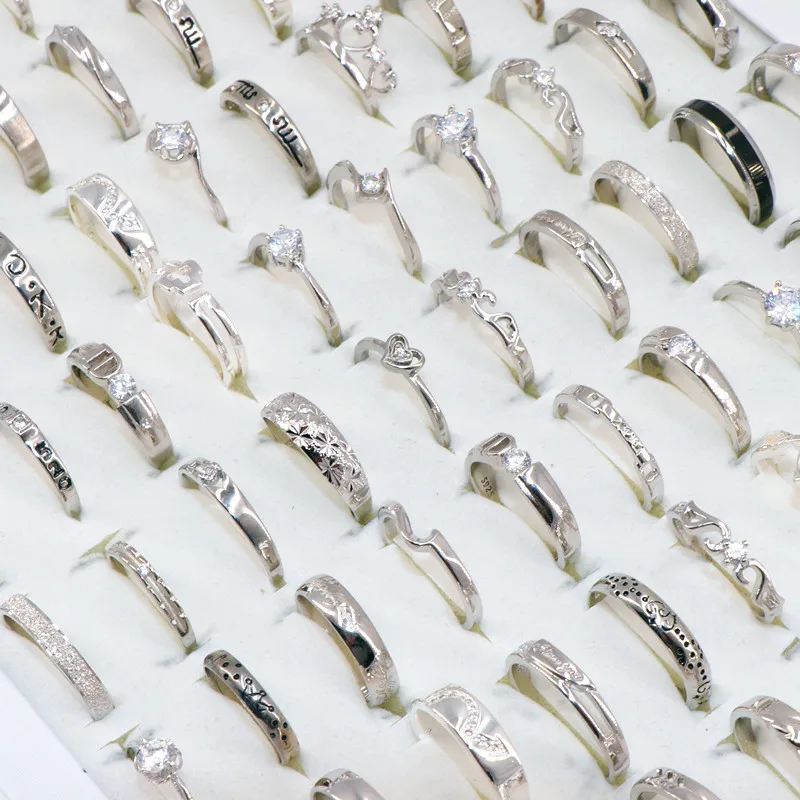 50 шт./упаковка медные кольца для женщин | Украшения и аксессуары