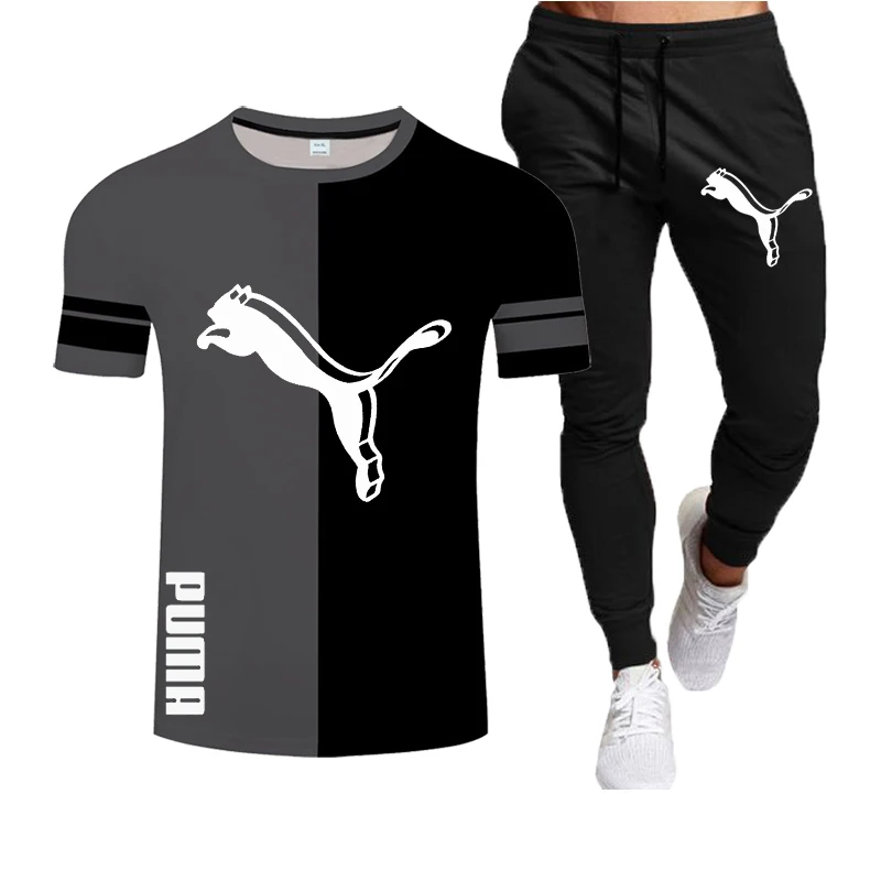 1003Men's leisure sports short sleeve T-shirt set spring summer fashion round neck 3D printed T-shirt + sports pants set s-3xl
1003Men's leisure sports short sleeve T-shirt set spring summer fashion round neck 3D printed T-shirt + sports pants set s-3xl