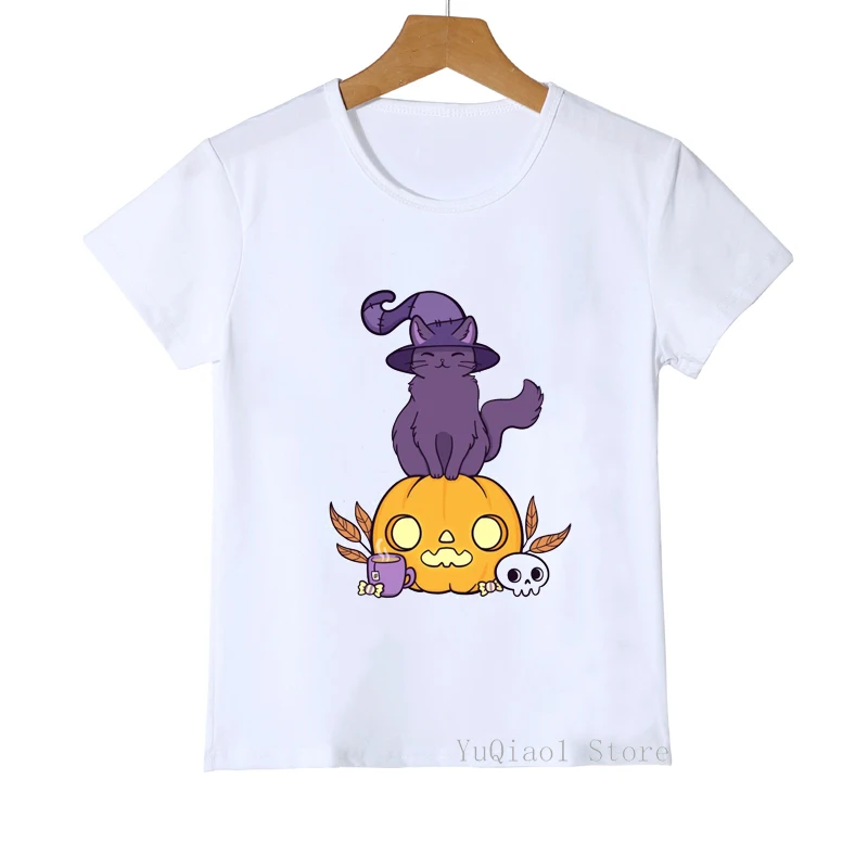 2020 Cat and pumpkin Halloween gift animal print t shirt girls boys summer tops funny kids clothes kawaii t-shirt camisetas
2020 Cat and pumpkin Halloween gift animal print t shirt girls boys summer tops funny kids clothes kawaii t-shirt camisetas