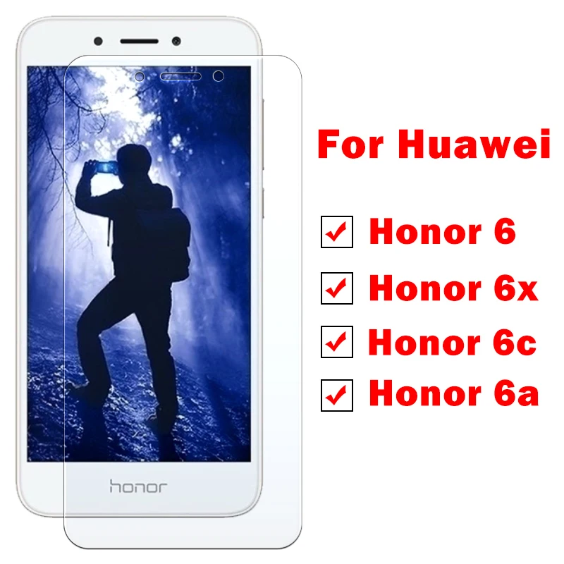Закаленное стекло для Honor 6a 6 C защитное на huawei A протектор экрана 6X 6c Передняя