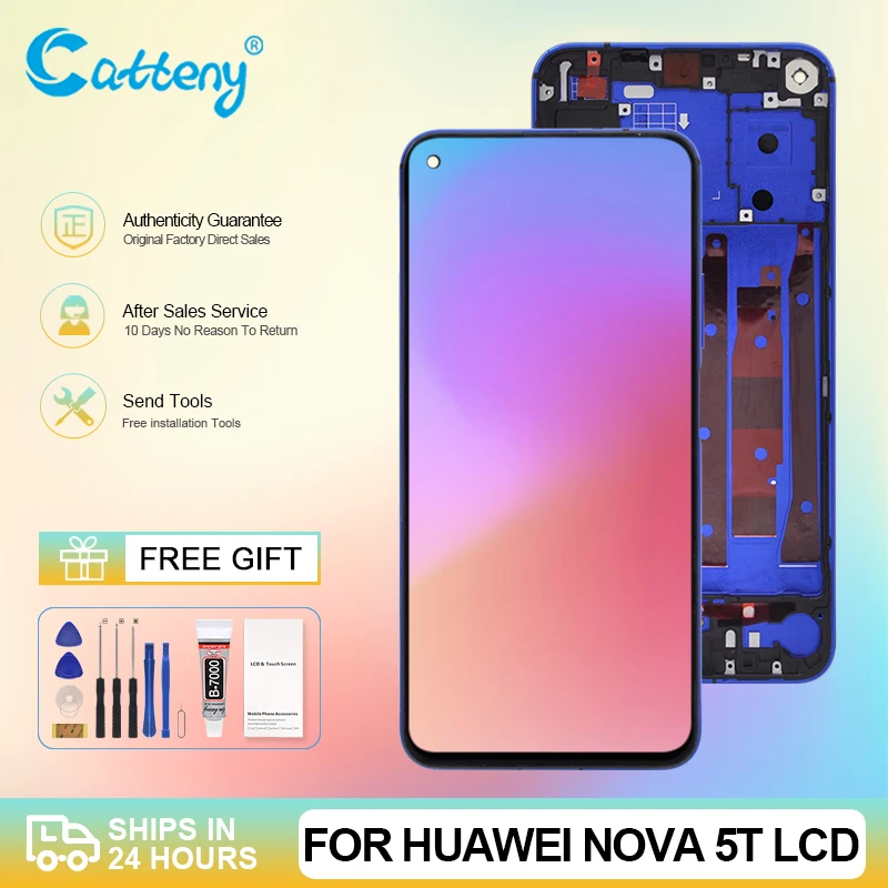 Оптовая продажа для Huawei Nova 5T LCD YAL-L21 L61A L61D L71A дисплей сенсорный экран дигитайзер в сборе Бесплатная доставка с рамкой 1 шт.
Оптовая продажа для Huawei Nova 5T LCD YAL-L21 L61A L61D L71A дисплей сенсорный экран дигитайзер в сборе Бесплатная доставка с рамкой 1 шт.
