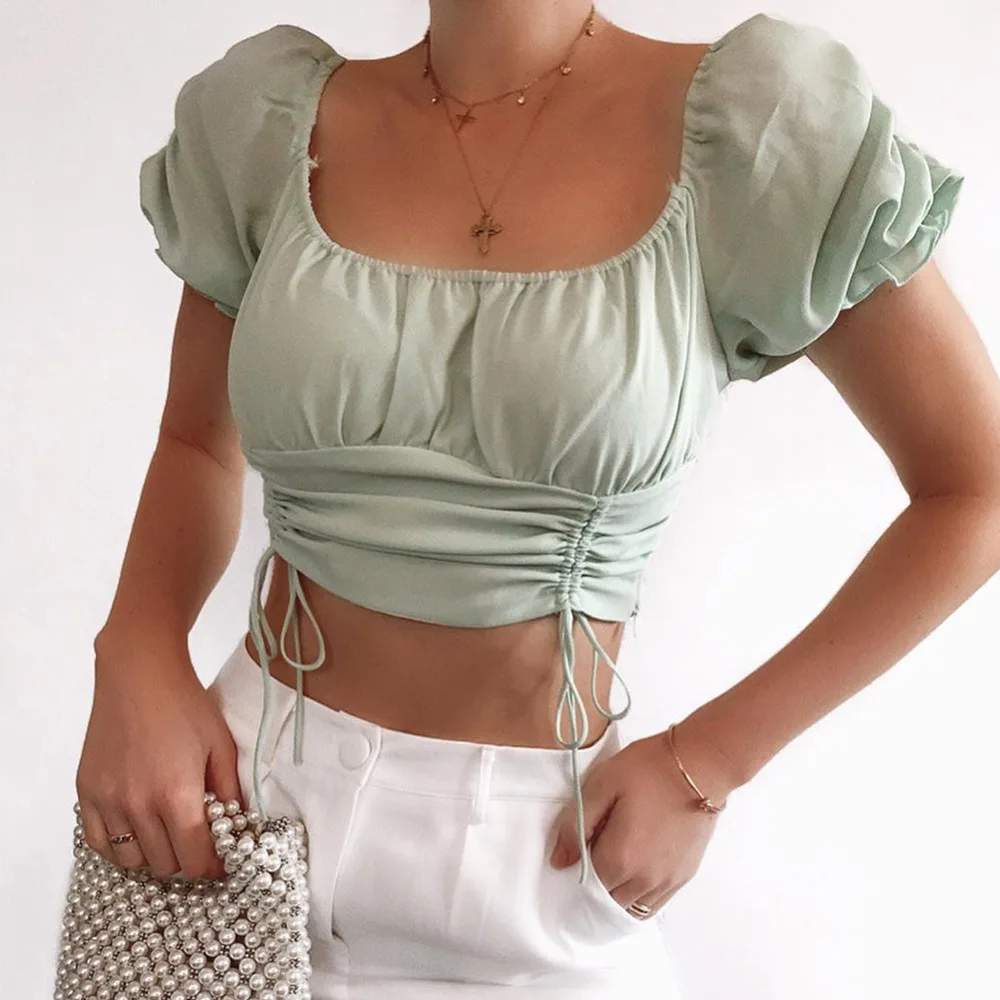 Chic Woman Blouse Womens Tops and Blouses Summer Crop Top Woman Short Sleeve Tee Shirt
Chic Woman Blouse Womens Tops and Blouses Summer Crop Top Woman Short Sleeve Tee Shirt
