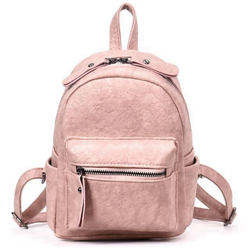 Fashion Women's Solid Color Backpack College Style Style Girl Mini Backpack Fashion Leather Travel Bag Backpack 
Fashion Women's Solid Color Backpack College Style Style Girl Mini Backpack Fashion Leather Travel Bag Backpack