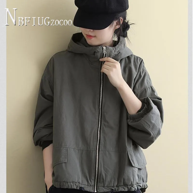Black Grey Colors One Size Women Parkas Autumn Winter Pure Color Warm Female Jacket
Black Grey Colors One Size Women Parkas Autumn Winter Pure Color Warm Female Jacket
