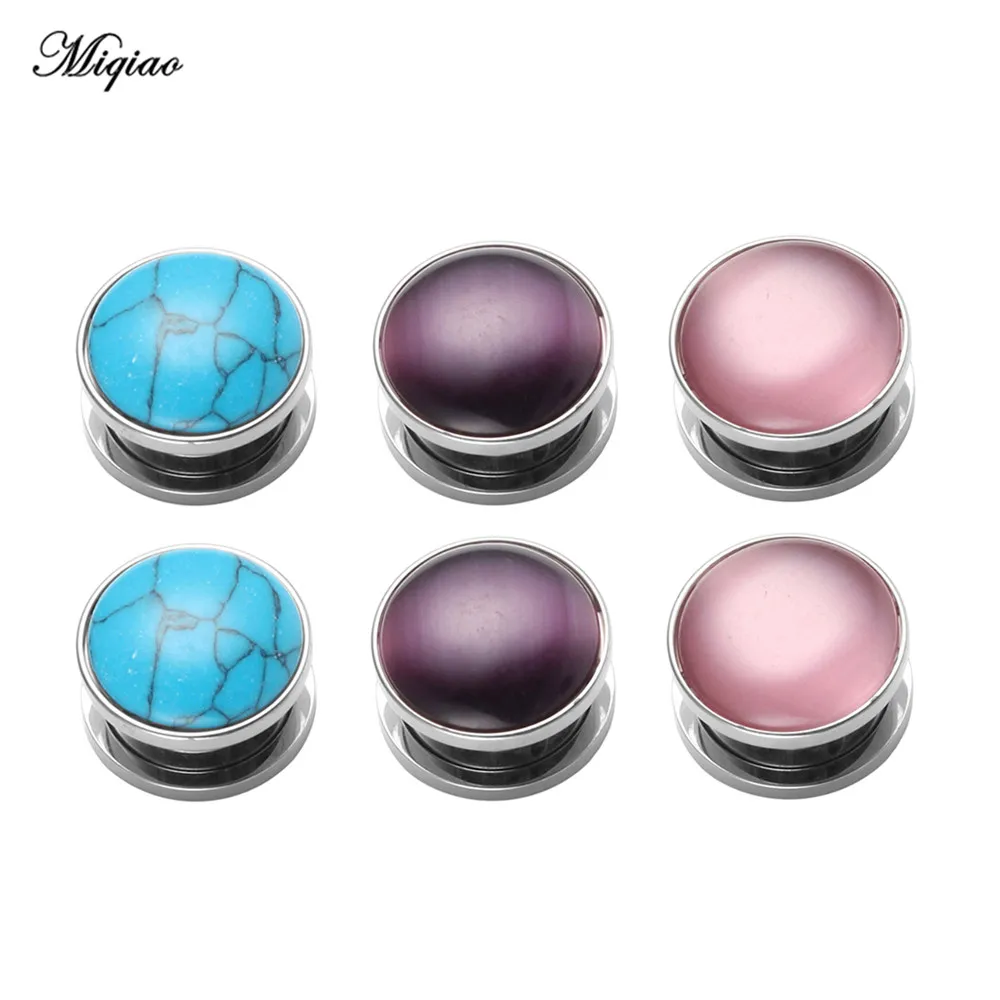 Miqiao 2 Pcs 316L Stainless Steel Screw Ear Plugs Tunnel Stretchers Expander 6-16mm Fashion Body Piercing Jewelry
Miqiao 2 Pcs 316L Stainless Steel Screw Ear Plugs Tunnel Stretchers Expander 6-16mm Fashion Body Piercing Jewelry