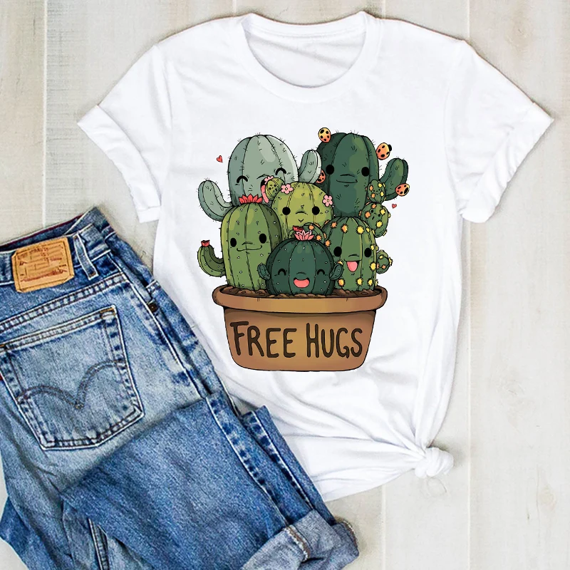 Women Lady Summer Cactus Desert Sun Print Ladies T Tee Tshirt Womens Female Top Shirt Clothes Graphic Clothing T-shirt
Women Lady Summer Cactus Desert Sun Print Ladies T Tee Tshirt Womens Female Top Shirt Clothes Graphic Clothing T-shirt