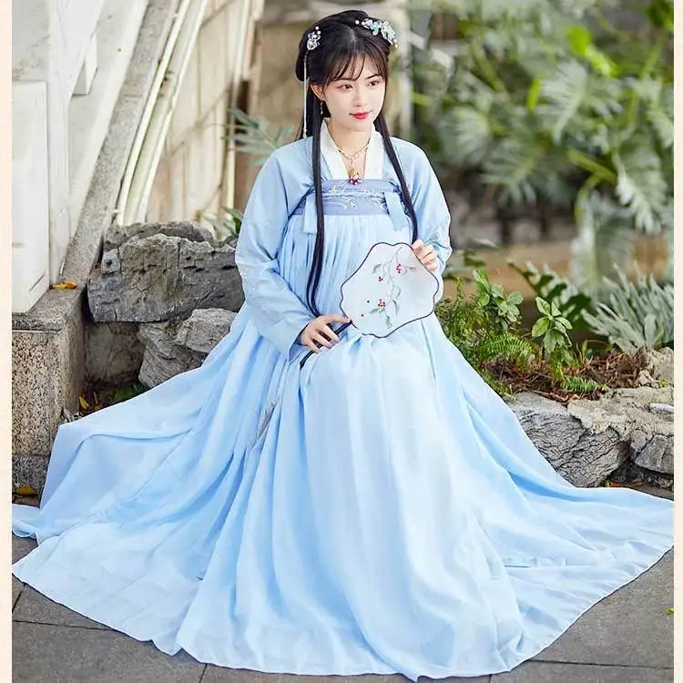 6 Meter Hanfu Robe Women Chinese Ancient Traditional Hanfu Dress Fantasia Female Carnival Cosplay Costume for Lady Plus Size XL
6 Meter Hanfu Robe Women Chinese Ancient Traditional Hanfu Dress Fantasia Female Carnival Cosplay Costume for Lady Plus Size XL