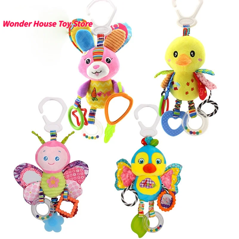 Plush Stuffed Rattle Baby Toy Stroller Pendant Animal Bed Mobile Bunny Rabbit Duckling Children's Educational Toys Gift
Plush Stuffed Rattle Baby Toy Stroller Pendant Animal Bed Mobile Bunny Rabbit Duckling Children's Educational Toys Gift