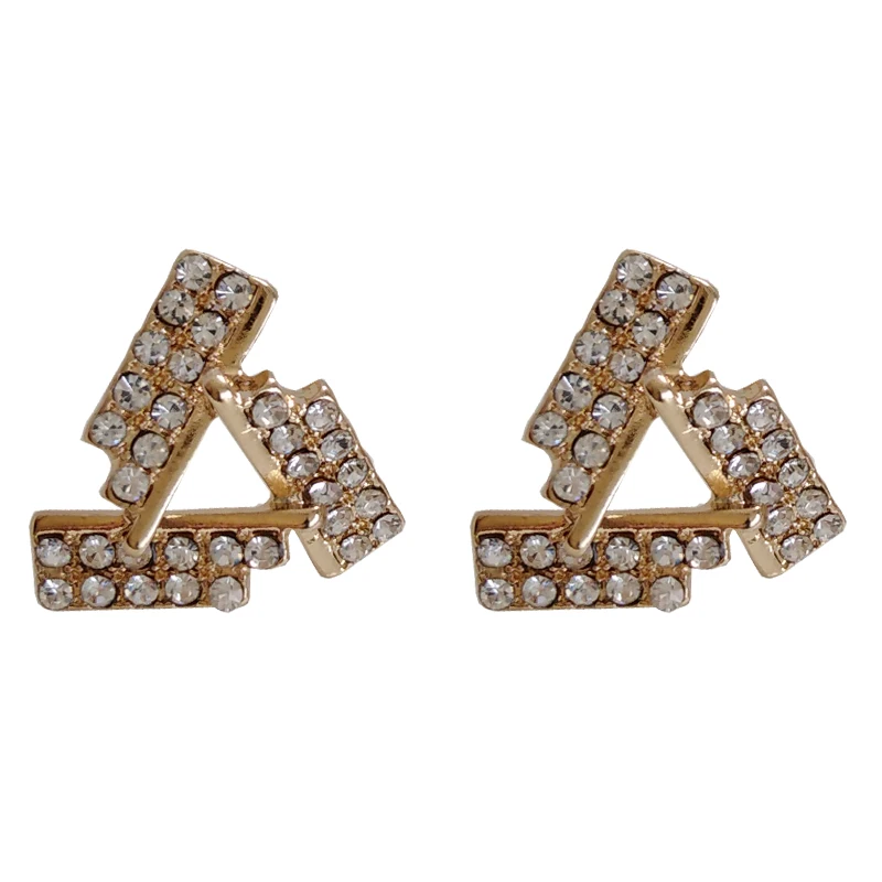 Delicate Jewelry Earrings Geometry Triangle High Quality Small Clear Crystal Stud Earrings Party Jewelry Gift Wholesale
Delicate Jewelry Earrings Geometry Triangle High Quality Small Clear Crystal Stud Earrings Party Jewelry Gift Wholesale