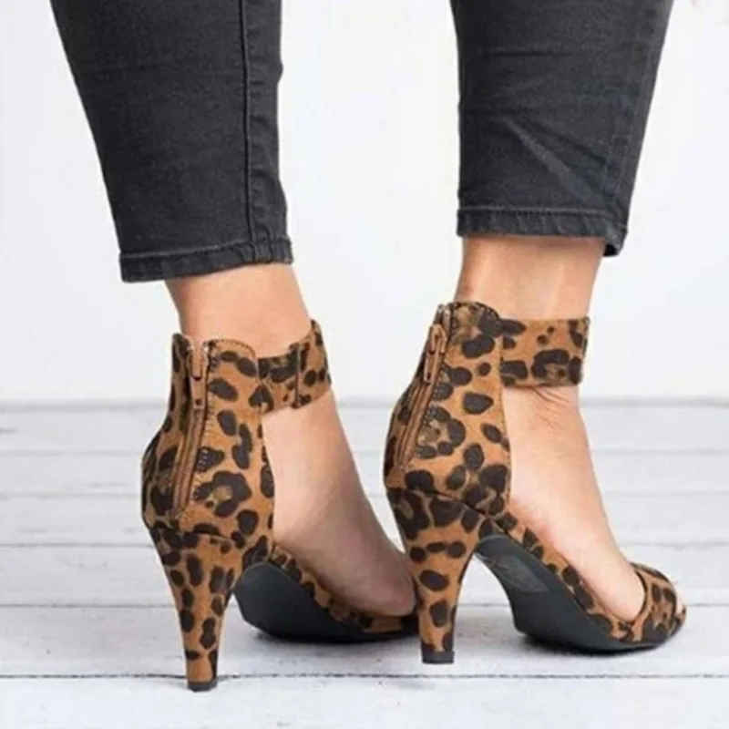 Spring Women Pumps Sandals Thin High Heel Open Toe Zipper Suede Leopard Platform Office Ladies Sandal Shoes Sapato Feminino
Spring Women Pumps Sandals Thin High Heel Open Toe Zipper Suede Leopard Platform Office Ladies Sandal Shoes Sapato Feminino