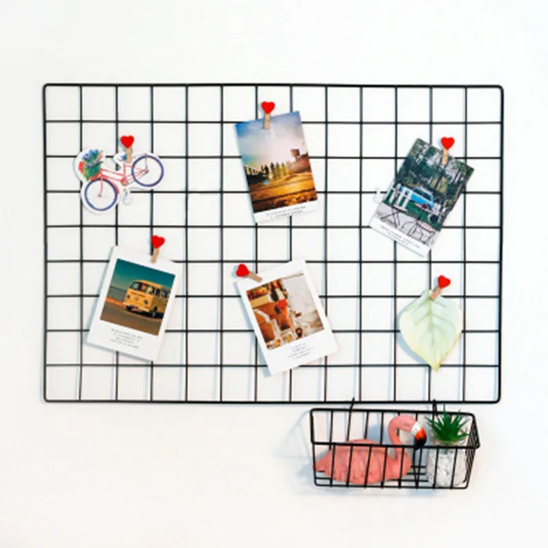 Ins Nordic Home Wall Decoration Iron Grid Decor Photo Frame Postcards DIY Wall Art Display Storage Rack Holder Shelf Organizer
Ins Nordic Home Wall Decoration Iron Grid Decor Photo Frame Postcards DIY Wall Art Display Storage Rack Holder Shelf Organizer