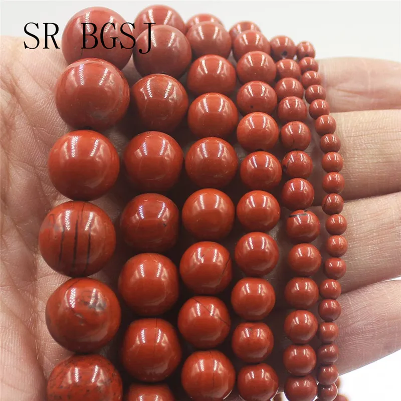 Free Shipping BGSJ 4 6 8 10 12 14mm Red Jasper Gemstone Genuine Natural Round Stone Beads Strand 15"
Free Shipping BGSJ 4 6 8 10 12 14mm Red Jasper Gemstone Genuine Natural Round Stone Beads Strand 15"