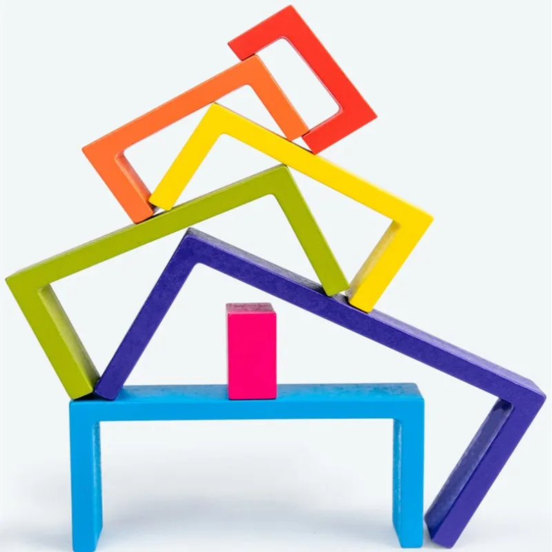 High Quality Rainbow Building Blocks Wooden Toys For Kids Baby Toys Creative Rainbow Stacker Montessori Educational Toy Children
High Quality Rainbow Building Blocks Wooden Toys For Kids Baby Toys Creative Rainbow Stacker Montessori Educational Toy Children