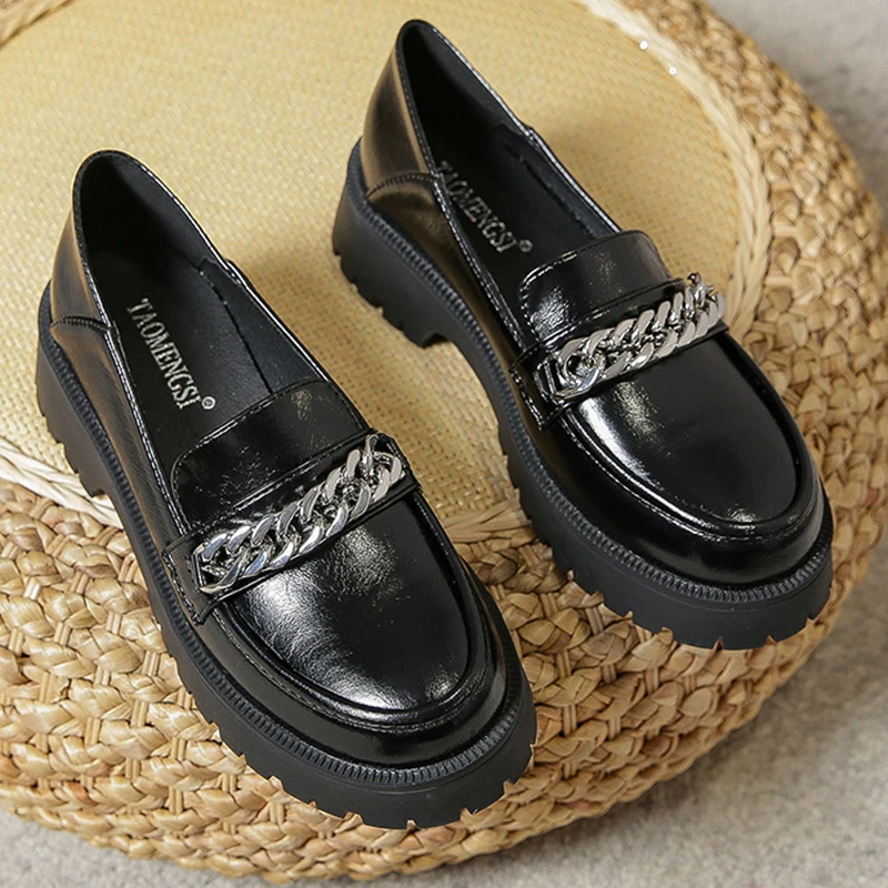 Ladies New Mary Janes Lolita Style Fashion 2021 Round Toe Flats Metal Shoes Female Casual Outside Shoes For Woman Oxfords
Ladies New Mary Janes Lolita Style Fashion 2021 Round Toe Flats Metal Shoes Female Casual Outside Shoes For Woman Oxfords
