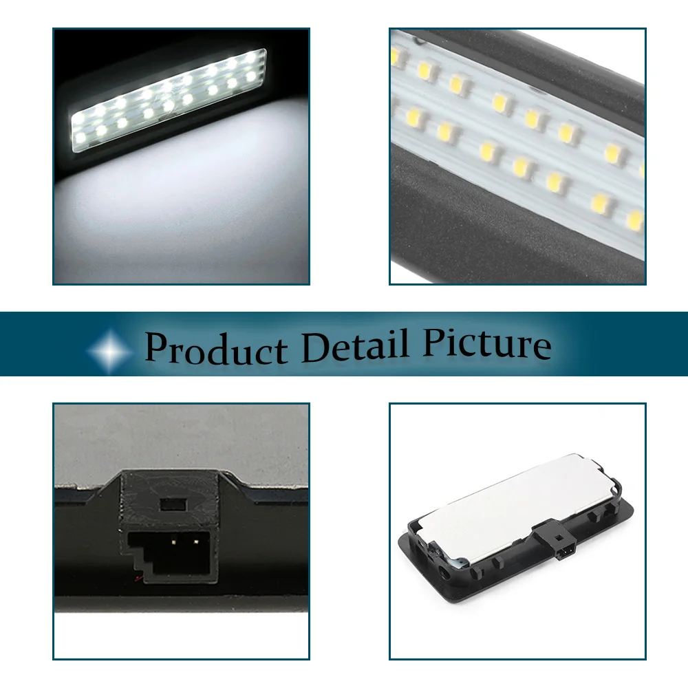 2Pcs LED Interior Sun Visor Vanity Mirror Light Reading Lamps Assembly For BMW 5 Series F07 F10 F11 7 Series F01 F02 F03 F04
2Pcs LED Interior Sun Visor Vanity Mirror Light Reading Lamps Assembly For BMW 5 Series F07 F10 F11 7 Series F01 F02 F03 F04