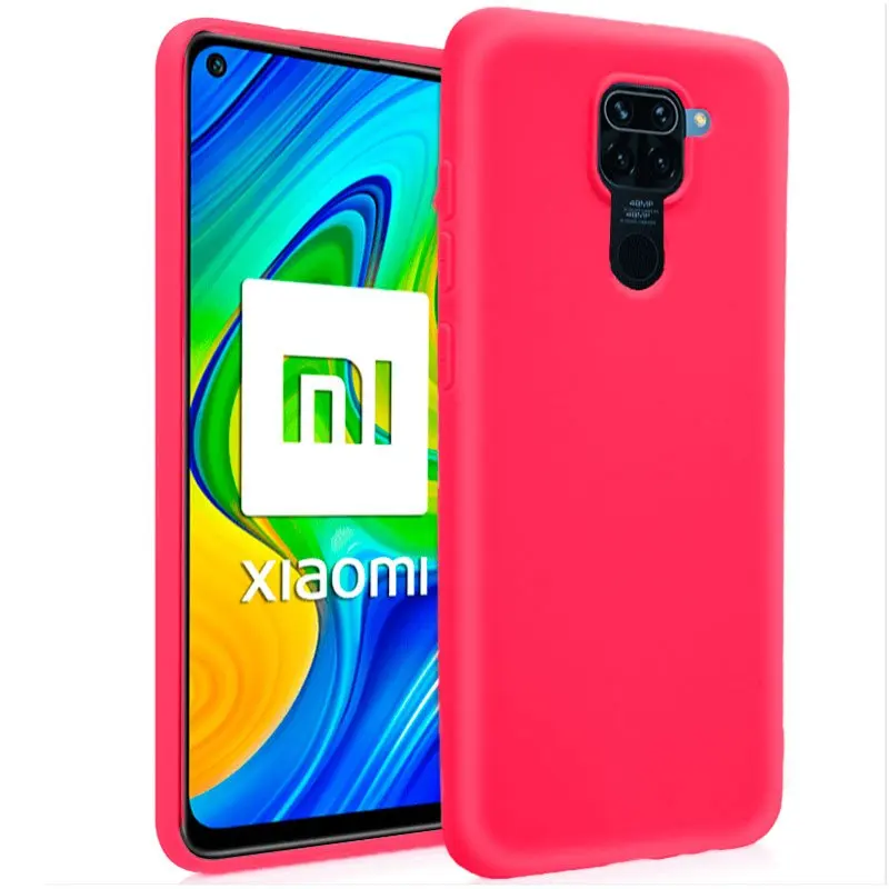 Силиконовый чехол для Xiaomi Redmi Note 9 мягкий ультратонкий идеально подходит розовый |