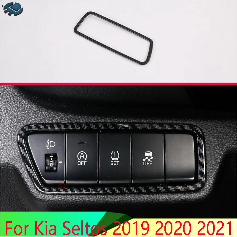 Для Kia Seltos 2019 2020 2021 автомобильные аксессуары стильная головка светильник углеродного волокна кнопка переключателя панель управления крышка облицовки ободок
Для Kia Seltos 2019 2020 2021 автомобильные аксессуары стильная головка светильник углеродного волокна кнопка переключателя панель управления крышка облицовки ободок