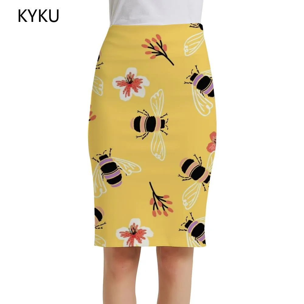 KYKU Brand Bee Skirts Women Animal 3d Skirt Flower Office Painting Sundresses Ladies Skirts Womens Floral Cool Korean Knitted 
KYKU Brand Bee Skirts Women Animal 3d Skirt Flower Office Painting Sundresses Ladies Skirts Womens Floral Cool Korean Knitted