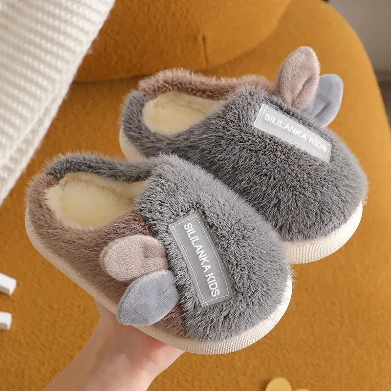 2021 Kids Cute Snug Ear Slippers Child Winter Fur Slides Boy Girl Winter Home Shoes Kids Indoor Furry Slippers Toddlers Mules
2021 Kids Cute Snug Ear Slippers Child Winter Fur Slides Boy Girl Winter Home Shoes Kids Indoor Furry Slippers Toddlers Mules