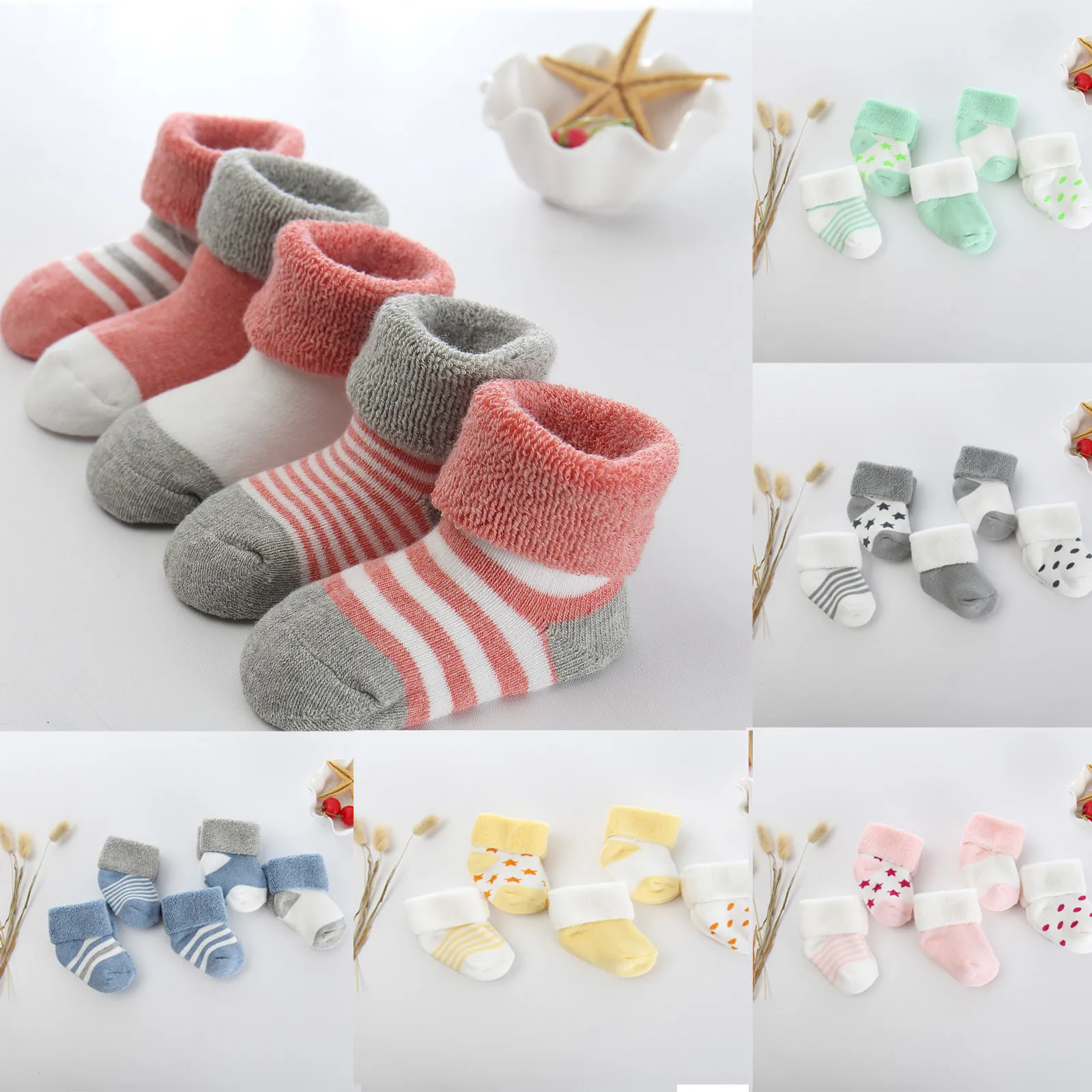 Baby Autumn And Winter Fashion Cartoon Cotton Terry Kids Socks 5 Pairs Set Breathable And Windproof Foot Kawaii Socks Collant
Baby Autumn And Winter Fashion Cartoon Cotton Terry Kids Socks 5 Pairs Set Breathable And Windproof Foot Kawaii Socks Collant