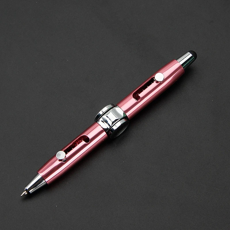 

3 in 1 Multi-Functional Hand Gyroscope Stylus Pen Capacitive Pen Stress Relief Metal Ballpoint Pens Office Supplies Pencils