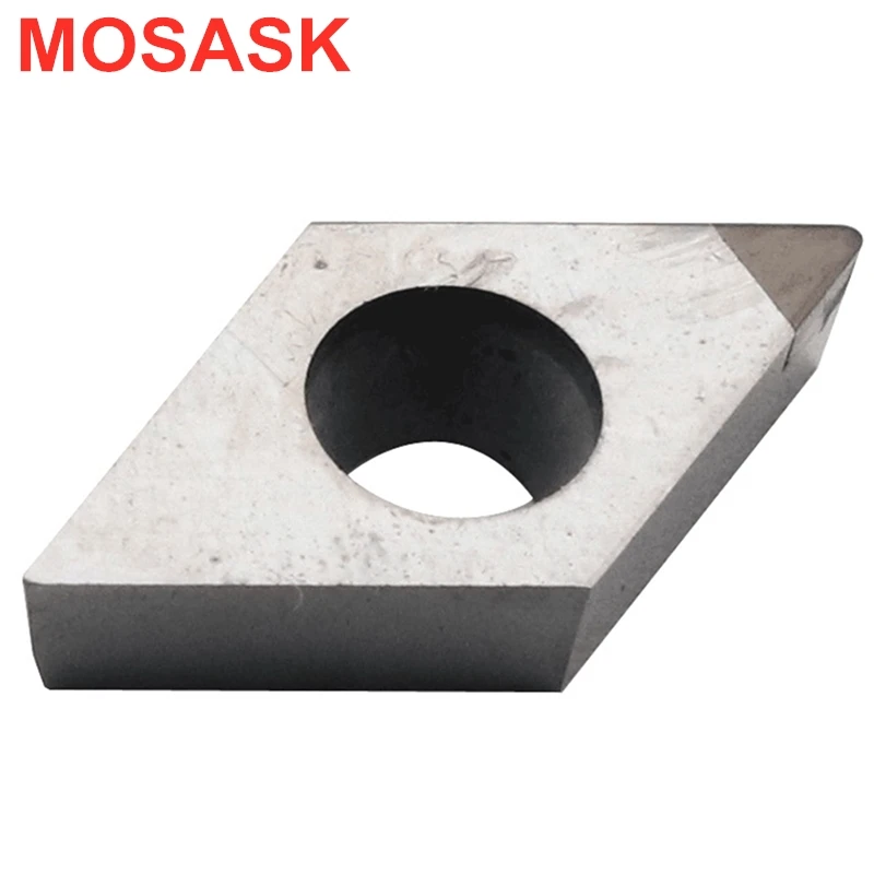 MOSASK 1 шт. DCGT пластина DCGT070202 CBN1 чугунная и закаленная обработка материалов вставки