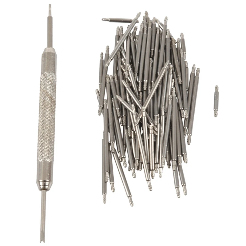 108pcs 8-25mm Stainless Steel Watch Band Strap Spring Bar Link Pins Remover New Silver
108pcs 8-25mm Stainless Steel Watch Band Strap Spring Bar Link Pins Remover New Silver