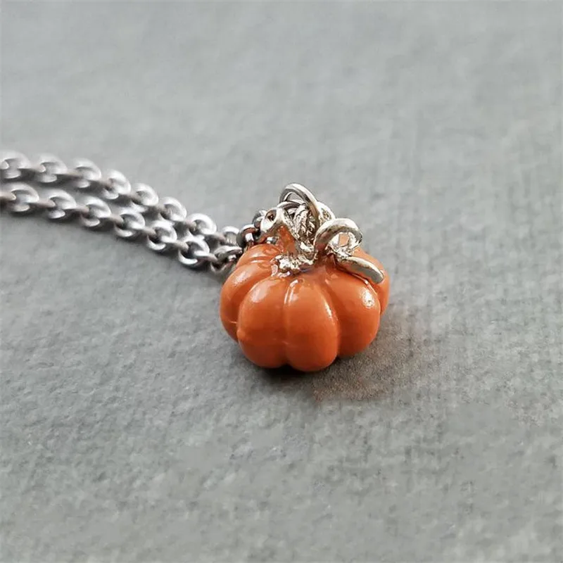 Jack O Lantern Charm Necklace, Orange Pumpkin Autumn Jewelry for Women LKO40G-49G Halloween Dainty 3D Pumpkin Charm Gift
Jack O Lantern Charm Necklace, Orange Pumpkin Autumn Jewelry for Women LKO40G-49G Halloween Dainty 3D Pumpkin Charm Gift