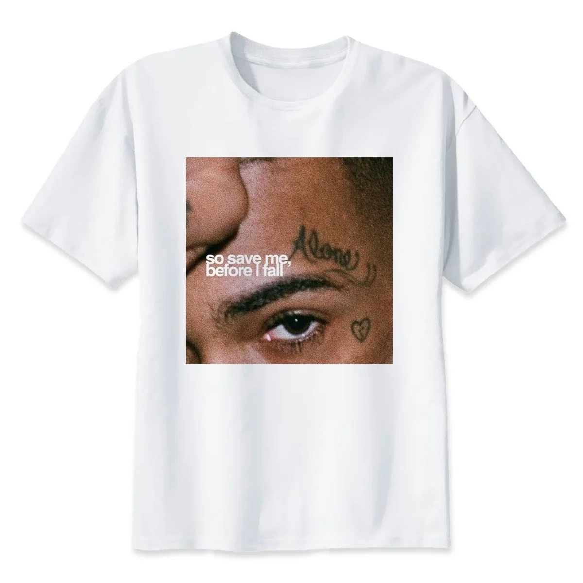 Starqueen-JBH T-shirt Men Hip Hop Graphic Top Quality 100% Cotton S-XL Shirts Men Rapper T Shirt So Save Me Before I Fall
Starqueen-JBH T-shirt Men Hip Hop Graphic Top Quality 100% Cotton S-XL Shirts Men Rapper T Shirt So Save Me Before I Fall