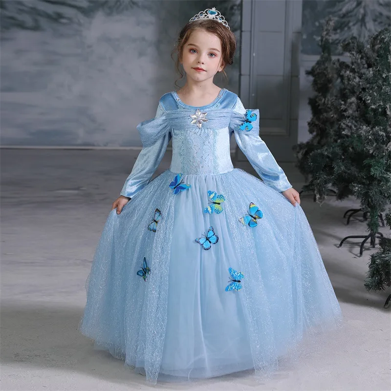 Full Sleeve Girls Cinderella Cosplay Costume Kids Princess Dress Up For Birthday Party Fairy Tale Princess Costume For Halloween
Full Sleeve Girls Cinderella Cosplay Costume Kids Princess Dress Up For Birthday Party Fairy Tale Princess Costume For Halloween