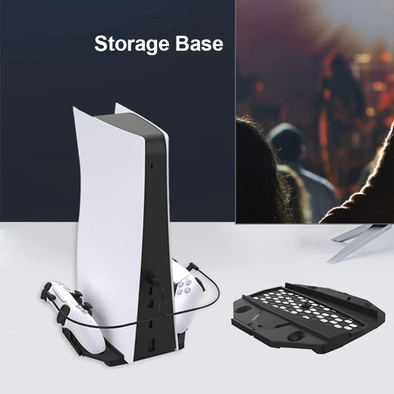 Multi-function Console Storage Base Gamepad Bracket Mount Holder Handle Organizer Display Rack Compatible with PS5
Multi-function Console Storage Base Gamepad Bracket Mount Holder Handle Organizer Display Rack Compatible with PS5