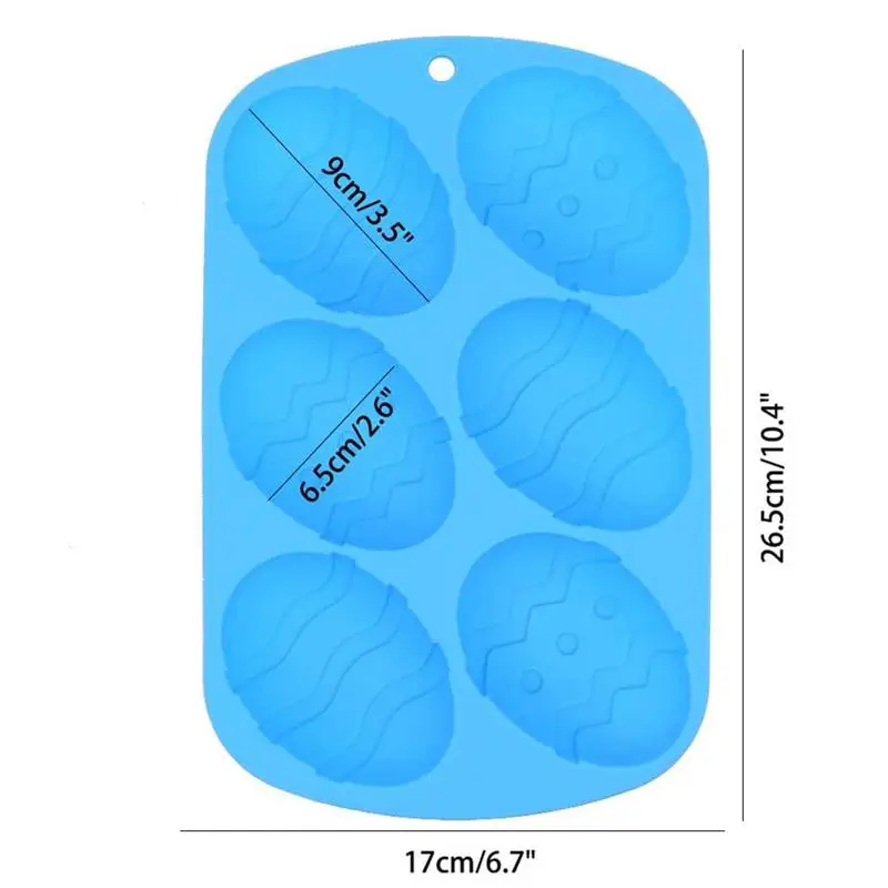 6 Cavity Easter Egg Shaped Silicone Baking Mold 3D Cake Mold Muffin Chocolate Cookie Baking Mould Pan Ice Maker Mould
6 Cavity Easter Egg Shaped Silicone Baking Mold 3D Cake Mold Muffin Chocolate Cookie Baking Mould Pan Ice Maker Mould