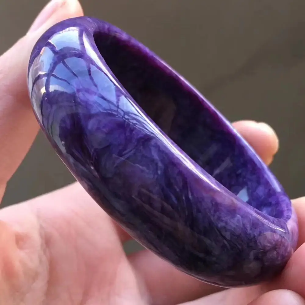 Genuine Natural Purple Charoite Gemstone Beads Bracelet Bangle Crystal Lady Women Fashion Inner Diameter 55.2mm AAAAAA
Genuine Natural Purple Charoite Gemstone Beads Bracelet Bangle Crystal Lady Women Fashion Inner Diameter 55.2mm AAAAAA