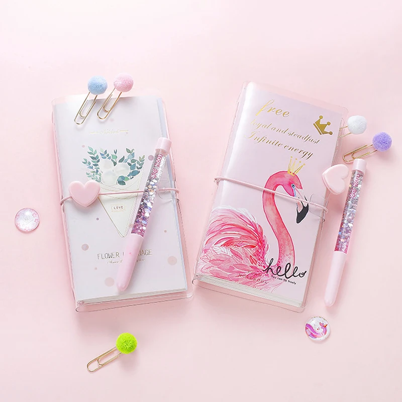 PVC A6 Flamingo Handbook Notebooks Journal Planner Notebook Agenda Organizer Note Book for Girl School Student Stationery
PVC A6 Flamingo Handbook Notebooks Journal Planner Notebook Agenda Organizer Note Book for Girl School Student Stationery