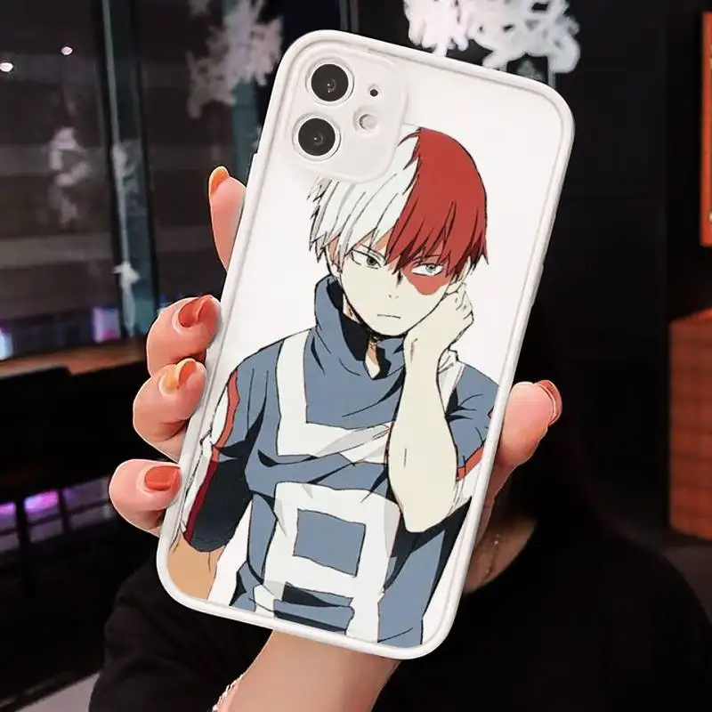 My Hero Academia Shoto Todorok Phone Case Matte Transparent for iPhone 7 8 11 12 s mini pro X XS XR MAX Plus cover funda
My Hero Academia Shoto Todorok Phone Case Matte Transparent for iPhone 7 8 11 12 s mini pro X XS XR MAX Plus cover funda