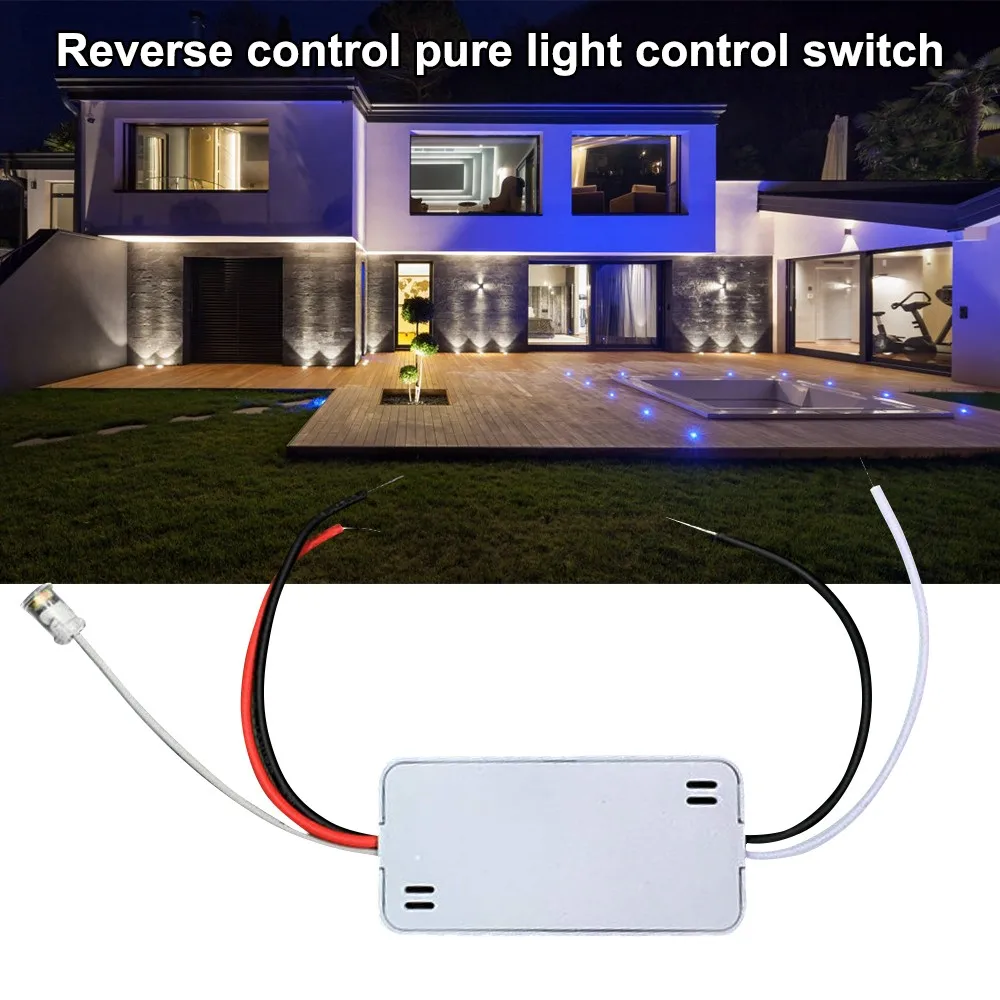 Reverse Only Light Control Sensor Switch Automatic ON Daylight AC 180V-260V LED Light Trigger Module 3 Seconds Delay Off
Reverse Only Light Control Sensor Switch Automatic ON Daylight AC 180V-260V LED Light Trigger Module 3 Seconds Delay Off