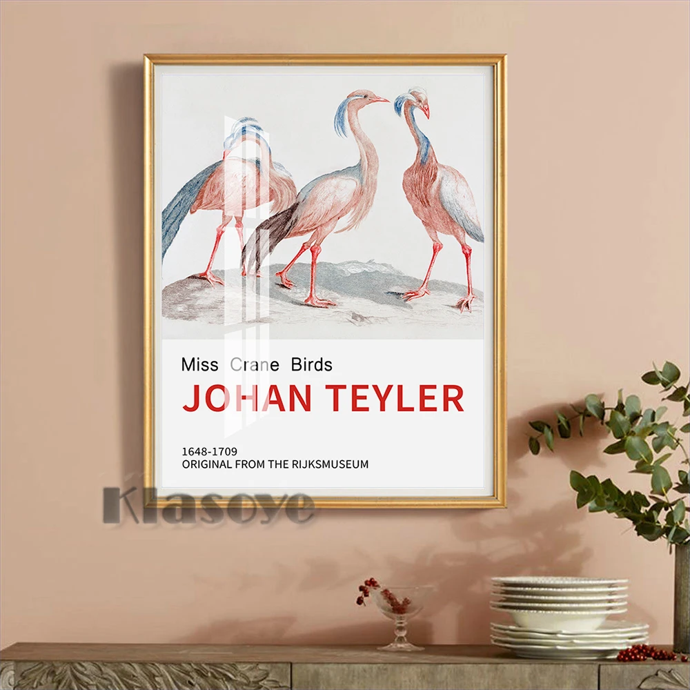 Johan Teyler Prints Art Miss Crane Birds Canvas Painting Exhibition Museum Poster Modern Living Room Home Decor Wall Pictures
Johan Teyler Prints Art Miss Crane Birds Canvas Painting Exhibition Museum Poster Modern Living Room Home Decor Wall Pictures