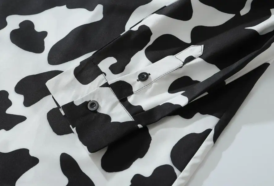 2021 Spring Vintage Leopard Patchwork Shirts Men Turn-down Collar Men's Shirt Long Sleeve Loose Shirts Man Tops w1553
2021 Spring Vintage Leopard Patchwork Shirts Men Turn-down Collar Men's Shirt Long Sleeve Loose Shirts Man Tops w1553