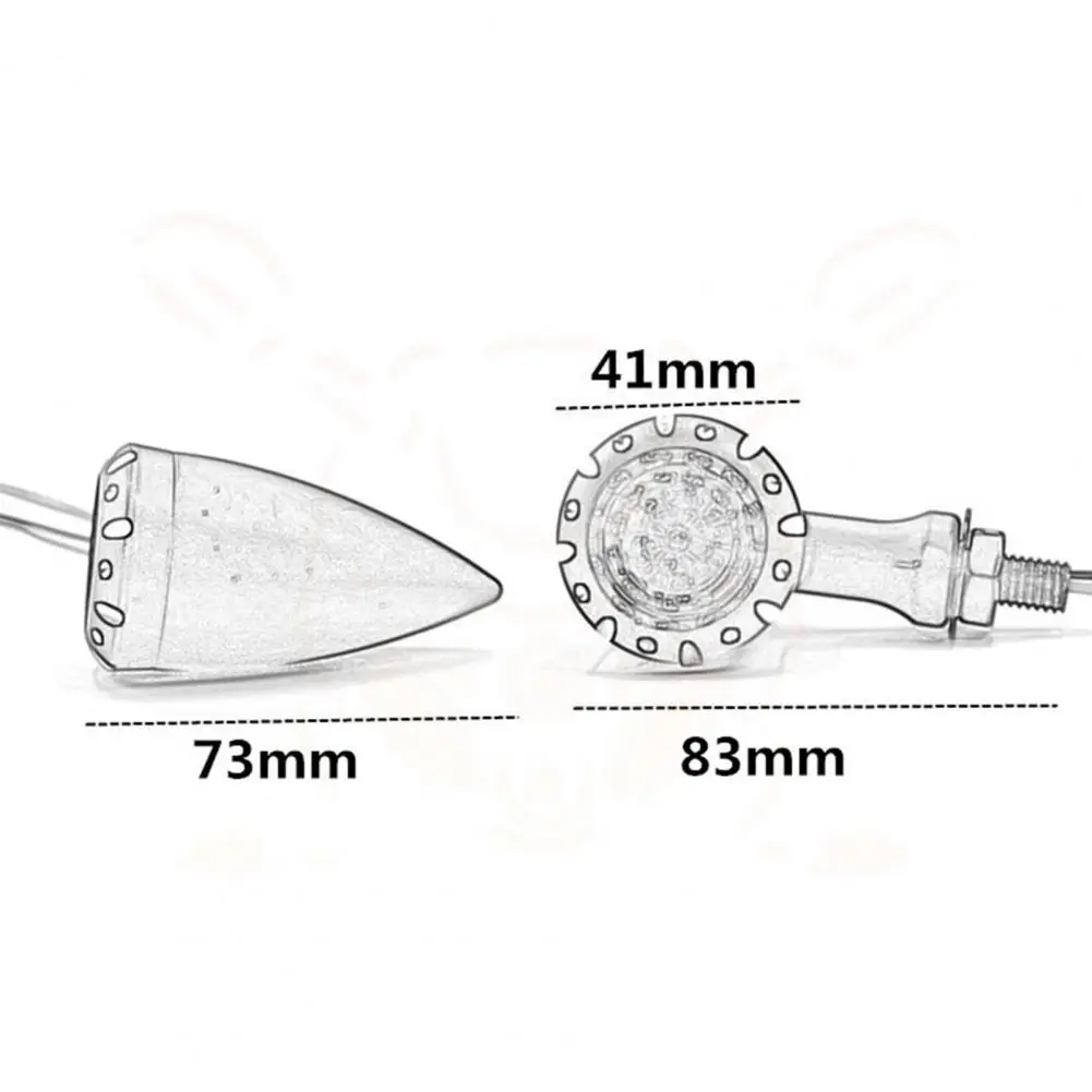 2Pcs Motorcycle Vintage LED Turn Signals Aluminum Alloy Indicators Lamps Lights Accessories
2Pcs Motorcycle Vintage LED Turn Signals Aluminum Alloy Indicators Lamps Lights Accessories