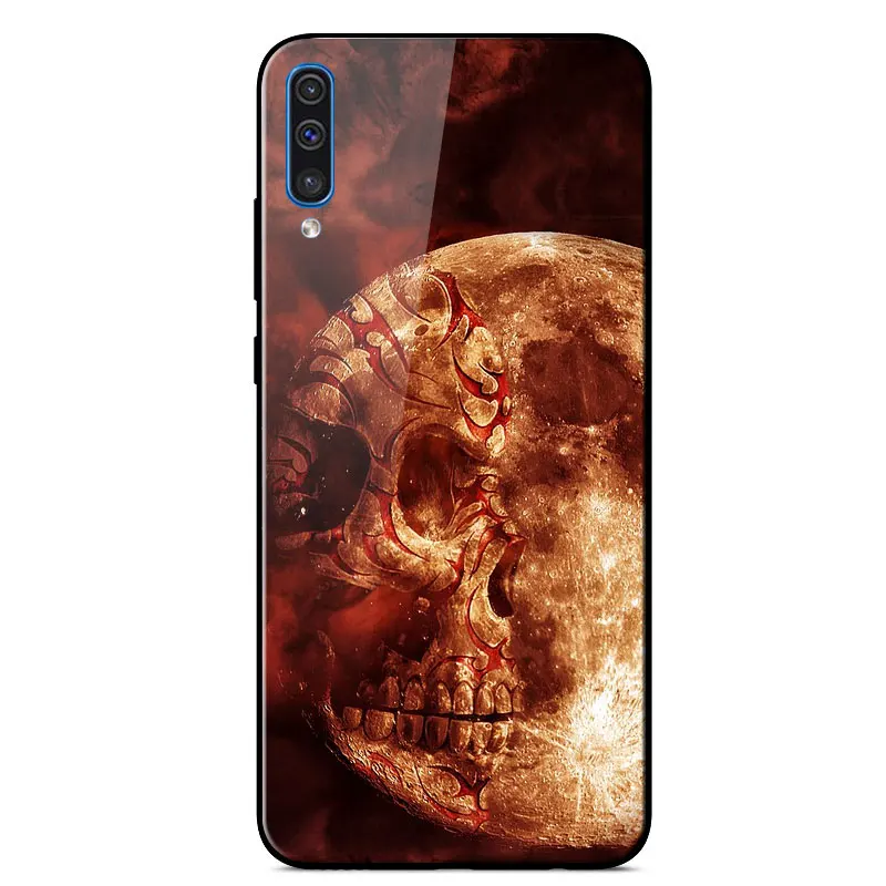 For Samsung Galaxy A50 Case Painted Tempered Glass Hard Case For Samsung A50 A30S A505 Soft Silicone Bumper Protective Covers 
For Samsung Galaxy A50 Case Painted Tempered Glass Hard Case For Samsung A50 A30S A505 Soft Silicone Bumper Protective Covers