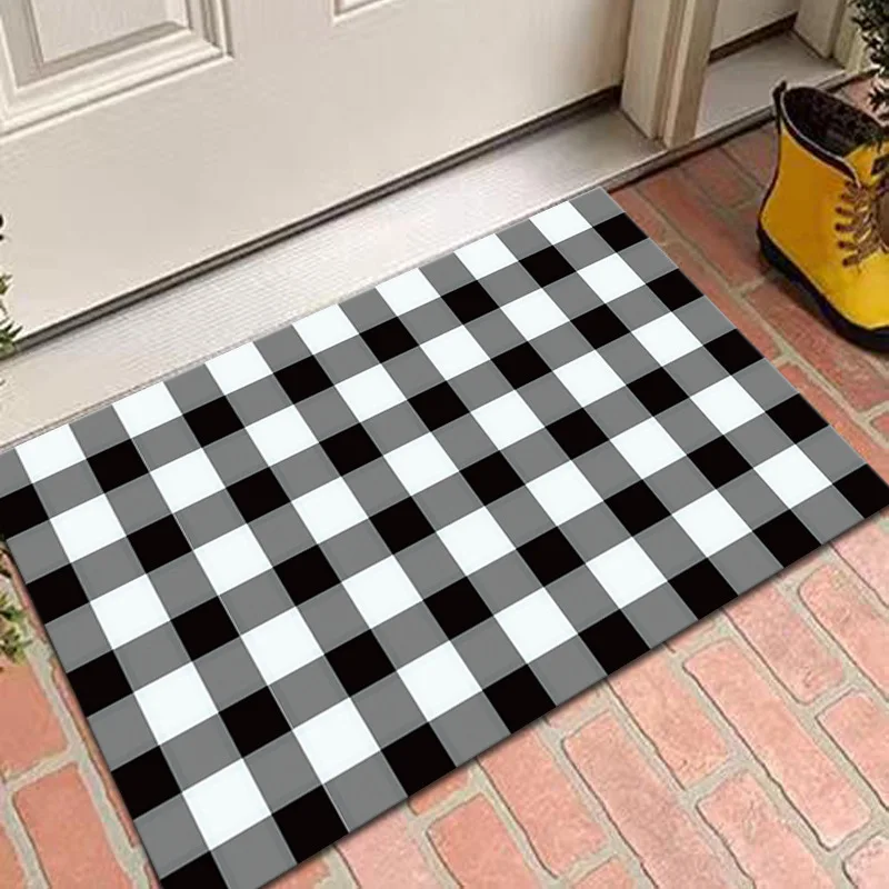 American Carpet Black White Plaid Rugs for Living Room Anti-slip Rug Home Indoor Bedroom Decor Floor Mat Carpets Drop shipping
American Carpet Black White Plaid Rugs for Living Room Anti-slip Rug Home Indoor Bedroom Decor Floor Mat Carpets Drop shipping