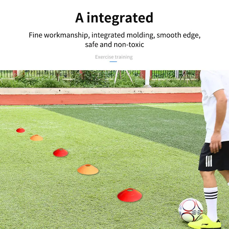 50 Pcs Flexible Disc Football Training Cones Markers Discs Football Sport Saucer Entertainment Sport Accessories 5 * 20cm
50 Pcs Flexible Disc Football Training Cones Markers Discs Football Sport Saucer Entertainment Sport Accessories 5 * 20cm