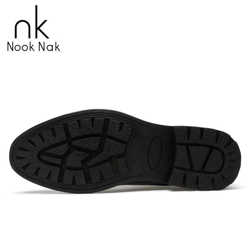Nooknak 2020 New Hot Style First Layer Leather Hand-made Casual Leather Shoes Breathable Comfortable Men Casual Shoes