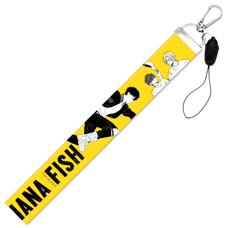 Anime BANANA FISH New Mobile Phone Lanyard Wristband Spot Pendant Keychain U Disk Buckle Office Badge Lanyard Stationery
Anime BANANA FISH New Mobile Phone Lanyard Wristband Spot Pendant Keychain U Disk Buckle Office Badge Lanyard Stationery