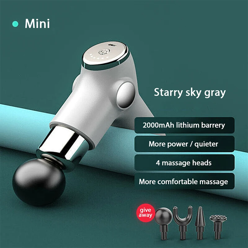 Portable Fascia Gun Vibration Massage Gun Percussion Pistol Massager For Deep Tissue Muscle Body Relaxation Mini Fitness Device
Portable Fascia Gun Vibration Massage Gun Percussion Pistol Massager For Deep Tissue Muscle Body Relaxation Mini Fitness Device