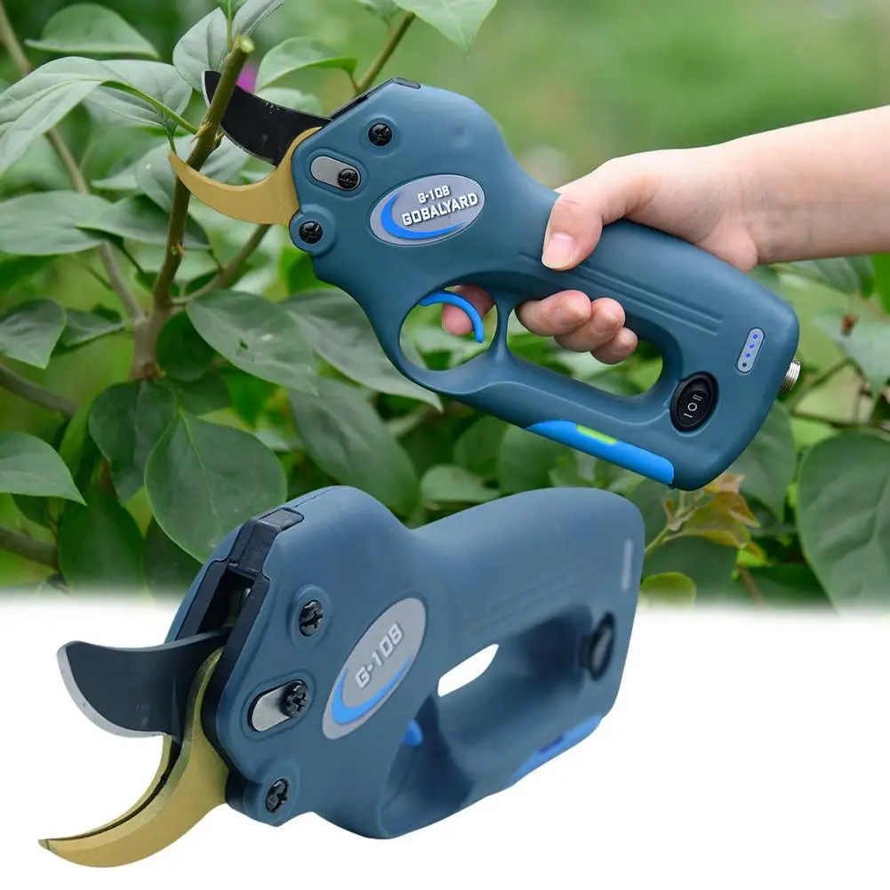 

Электросекатор беспроводной, садовый инструмент с ножницами и литиевым аккумулятором для обрезки фруктовых деревьев