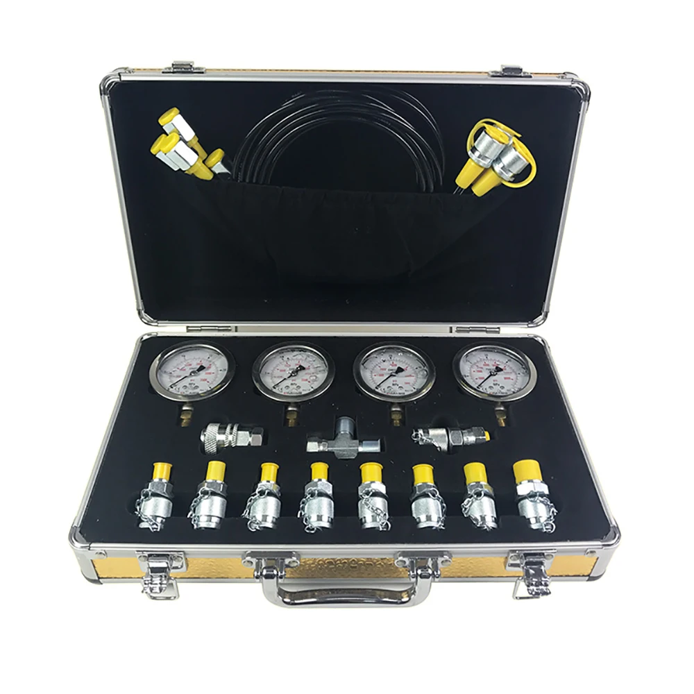 Professional Hydraulic Pressure Guage Excavator Hydraulic Pressure Test Kit Testing Point Coupling Vacuum Coupling Gauge Tool
Professional Hydraulic Pressure Guage Excavator Hydraulic Pressure Test Kit Testing Point Coupling Vacuum Coupling Gauge Tool