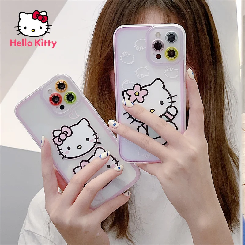 Hello Kitty for IPhone 7/8P/X/XR/XS/XSMAX/11/12Pro Silicone Transparent Cartoon Soft Shell
Hello Kitty for IPhone 7/8P/X/XR/XS/XSMAX/11/12Pro Silicone Transparent Cartoon Soft Shell