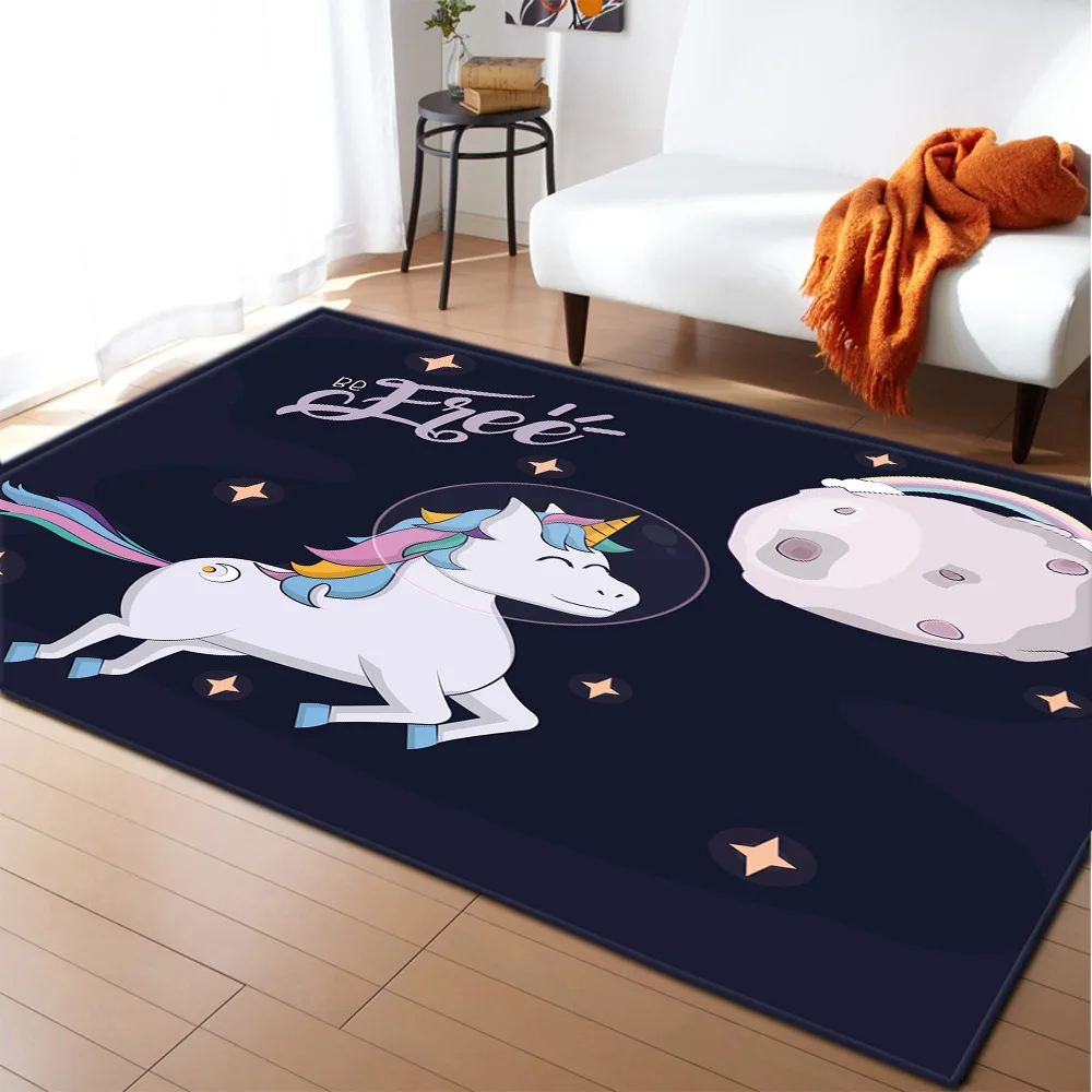 Cartoon Child Unicorn 3D printed Carpets For Living Room Bedroom Area Rug Soft flannel Kids Room play crawl Floor Mat customized
Cartoon Child Unicorn 3D printed Carpets For Living Room Bedroom Area Rug Soft flannel Kids Room play crawl Floor Mat customized