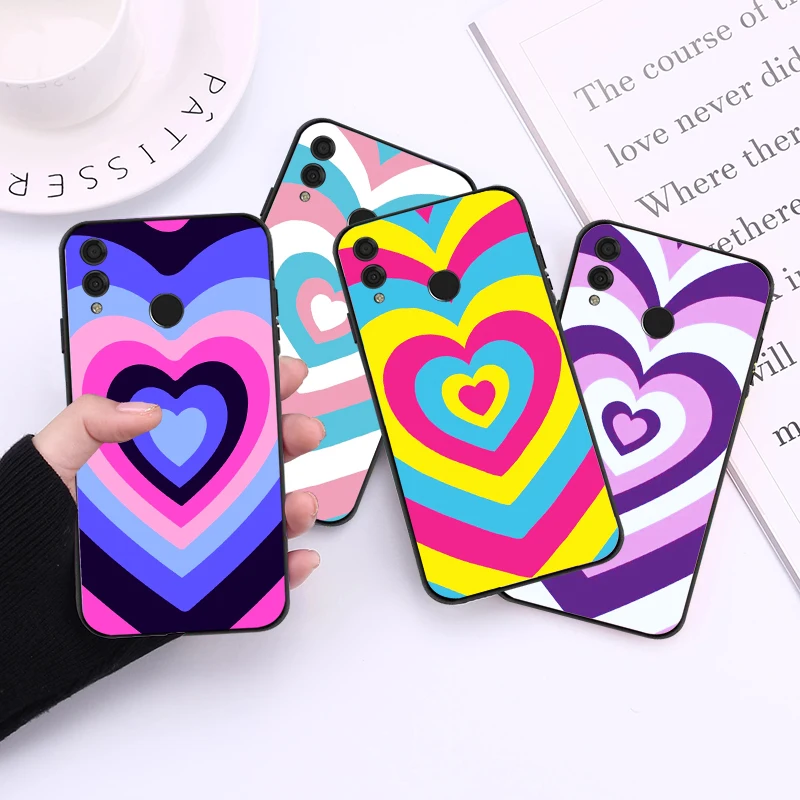 Fashion Colorful Heart Circle Soft Phone Case For Huawei Honor 7X 8X 8C 9 V9 9X 10 V10 V20 20i 30 Lite TPU Coque Black Cover
Fashion Colorful Heart Circle Soft Phone Case For Huawei Honor 7X 8X 8C 9 V9 9X 10 V10 V20 20i 30 Lite TPU Coque Black Cover